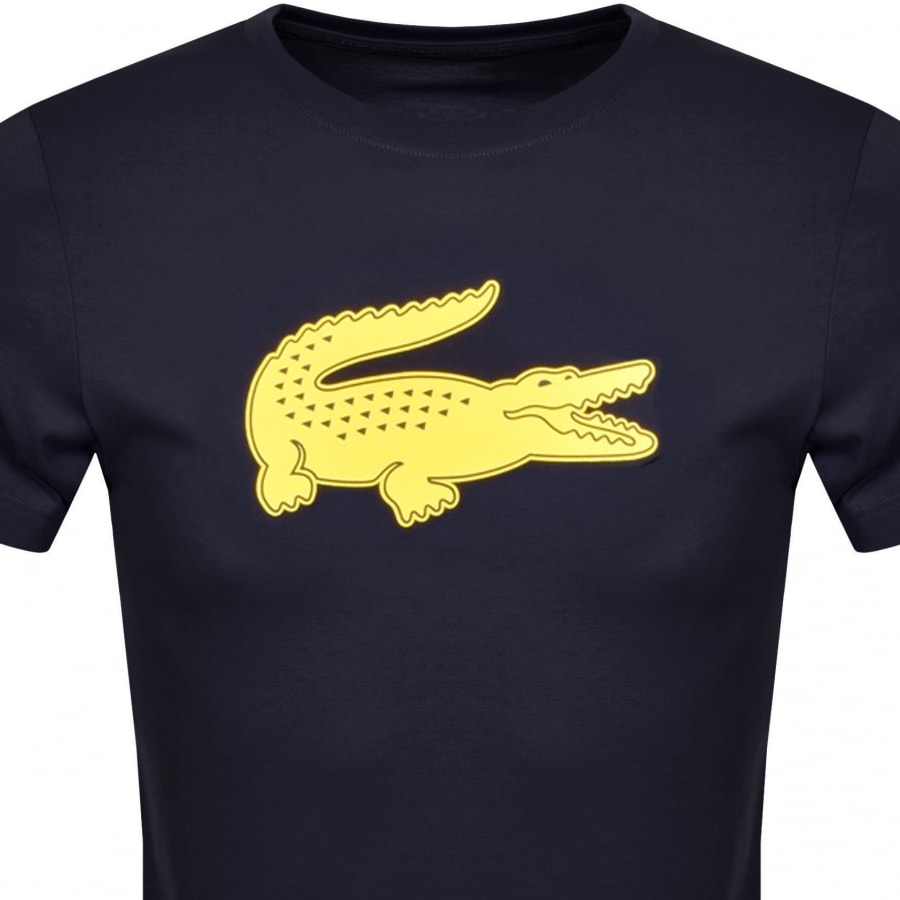 Alternative Image for ProductLacoste Sport Crew Neck Logo T Shirt Navy2
